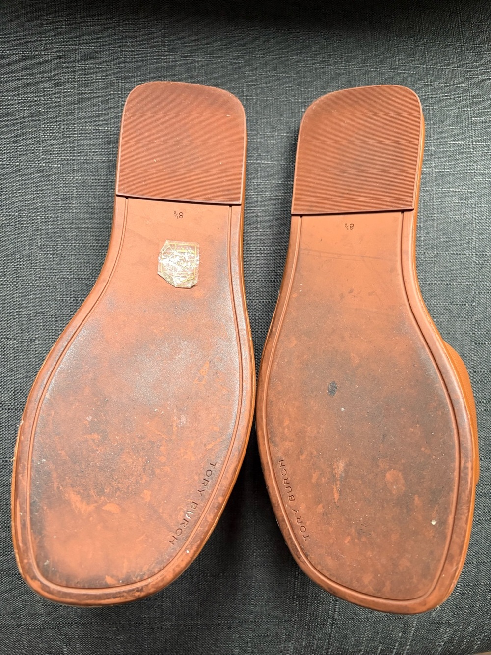 Tory Burch Double-T Sport Leather Slide Sandals - Picture 3 of 4